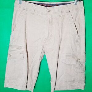 Wear First Shorts Men Size 32 Tan Cargo Pockets Outdoors Camping Hiking